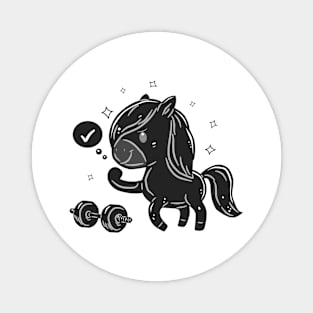 "pony fitness" Magnet